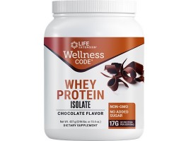 Life Extension Wellness Code™ Whey Protein Isolate Chocolate Flavor, 437g